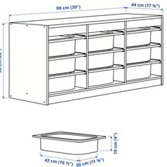IKEA   トロファスト  おもちゃ　棚の画像