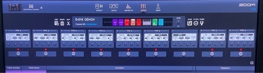 zoomG6 マルチエフェクター