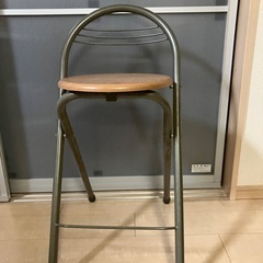 折りたたみ式キッチンスツール2個セットの画像