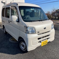 トヨタピクシスバン　クルーズターボ　キーレス　パールホワイト　パワウィンドウ　プライバシーガラス　電動格納ミラー　オートマ　エアコン　フル装備　取引は1月3日までで終了します。の画像