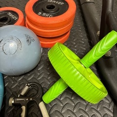 筋トレグッズ(メディシンボール追加)　まとめて の画像