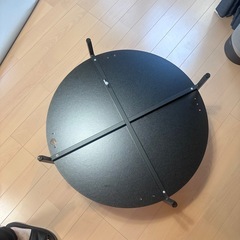 IKEAガラス丸テーブル　ヴィットショーの画像