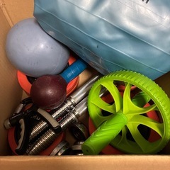 筋トレグッズ(メディシンボール追加)　まとめて の画像