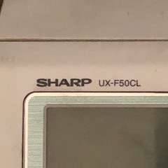 SHARP FAX電話機  中古. ジャンクの画像