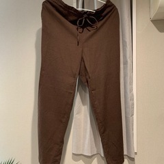 【not対面】andme レーヨンリネンドロストイージーワイドパンツ の画像