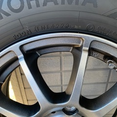 195/65R15スタッドレスタイヤ付きアルミホイールの画像