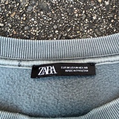 ZARA ウォッシュド　トレーナーの画像