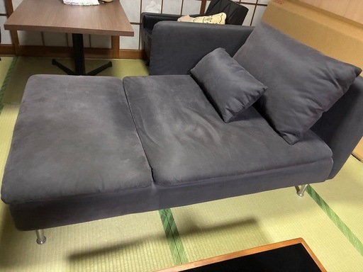 IKEA ソーデルハムン　寝椅子　ソファ グレー　イケア