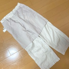 【not対面】Right-on 麻ワイドパンツ　Sの画像