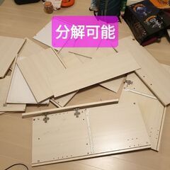 電子レンジ用キッチンラック（分解可能）の画像