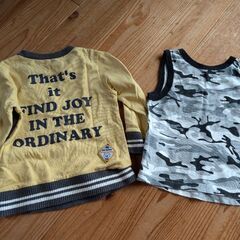 HEATTECH長袖　タンクトップ　新幹線　100サイズの画像