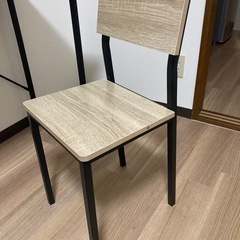 オークデスク　机椅子セットの画像