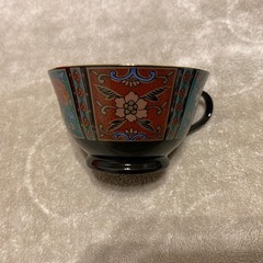 有田焼　兆瑞　コーヒーソーサー 5客セット シュガーポット、スプーン付　レトロの画像