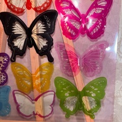 フィルムの蝶々　立体的にの画像