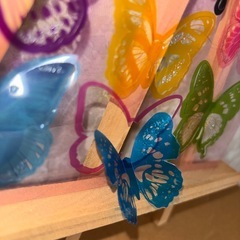 フィルムの蝶々　立体的にの画像