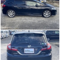 《自社ローン対応⭕️》［新潟県］【ホンダ ジェイド 1.5 ハイブリッドX】現金販売から自社ローン幅広い購入方法で対応❗️審査通過率98%、ブラックOK、格安中古車販売店【オーシャンデザイン】✨Bカメラ✨の画像