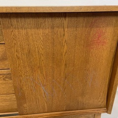 【破損あり】unico シグネ キャビネットの画像