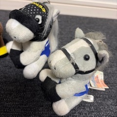 競馬ぬいぐるみ6個の画像