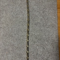 glitter ネックレス  60cm ゴールド キューバンチェーンの画像