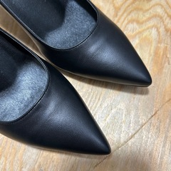 WACOAL SUCCESS WALK ブラック パンプス　22.5cmDの画像