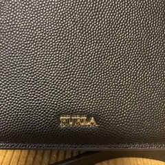 極美品 FURLA バビロン レザー ショルダーバッグ 黒 ブラックの画像