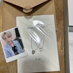 BTS アーティストメイド GUITAR PICK NECKLACE BK SVの画像