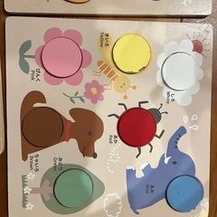 型はめパズル　３種セット　知育パズル　色　数字　車　乗り物の画像