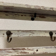 シャビーシック　ウォールラック　キッチンの画像