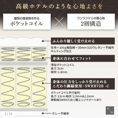 2層コイルマットレス《ダブル》
の画像