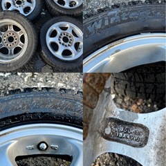 13インチアルミ＋スタッドレスタイヤの画像