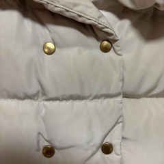 プティマイン　ダウン　110 　ベージュ　女の子の画像