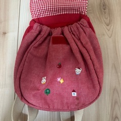 ⭐️早い者勝ちレア⭐️ familiar ファミリア 子供用ピンク刺繍リュックの画像