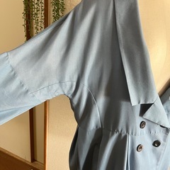 MURUA テーラードロングジャケット 青色　春 コートの画像