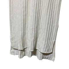 E hyphen world gallery ニットノースリーブワンピース ホワイト フリーの画像