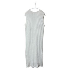 E hyphen world gallery ニットノースリーブワンピース ホワイト フリーの画像