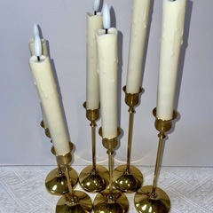 LEDキャンドルライト 6点セット 電池付き 結婚式 インテリアの画像