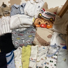 子ども服&エプロン&靴&オムツゴミ箱まとめ売り　80-90サイズ１歳〜２歳の画像