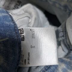 ユニクロ　スキニーデニム　股下80  ウエスト61の画像