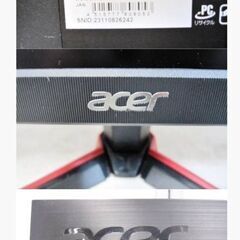 【ジャンク品】Acer　ゲーミングモニター　VG270　27インチ　液晶ディスプレイ　エイサー　現状渡し　部品取り　759ZSの画像