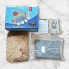 ❤️新品未使用❤️電気湯たんぽ 蓄熱式 ゆたんぽ  水交換不要 省エネ 過熱防止 防爆機能 暖房器具 秋冬防寒対策 ✨湯たんぽの画像