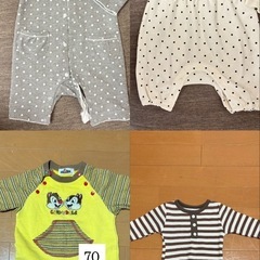 ロンパース12着　肌着11枚の画像