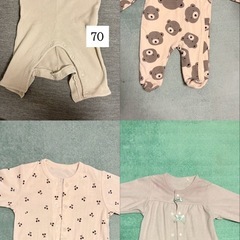 ロンパース12着　肌着11枚の画像