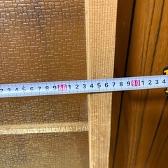 昭和レトロ ガラス戸 建具2枚の画像