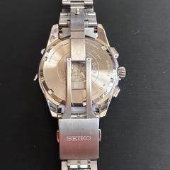 SEIKO アストロン　GPS衛星電波ソーラー ビッグデイト　チタン  値段交渉可能
の画像