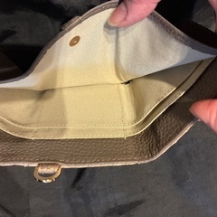 パイソン　三つ折りウォレットの画像