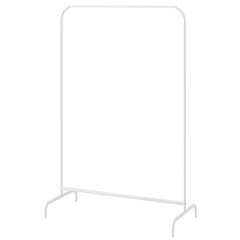 【大阪市中央区】IKEA ホワイト　ハンガーラックの画像