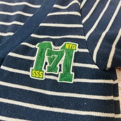 【100サイズ】子ども服　ベビー　アウター　半袖ニット（カーディガン）の画像