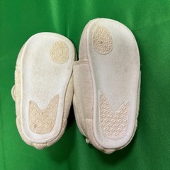 中古　幼児靴　ファーストシューズ　白の画像