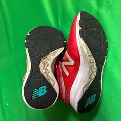 中古　幼児靴スニーカー赤14.5cmの画像