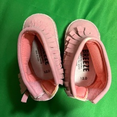 中古　乳幼児　ファーストシューズ　ピンク　12.0cmの画像
